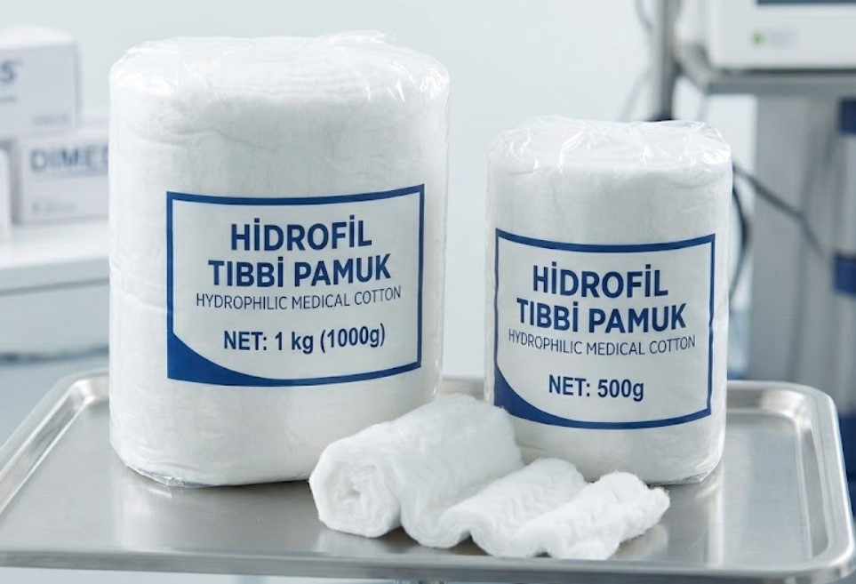 Tıbbi Hidrofil Pamuk (%100 Saf Pamuk) – 500 gr / 1000 gr